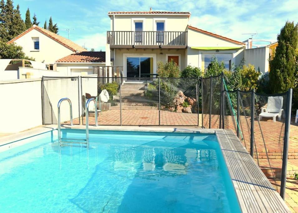 בלרוק-לה-באינס Grande Villa Neuve Avec Piscine Pres Mer Et Sete מראה חיצוני תמונה